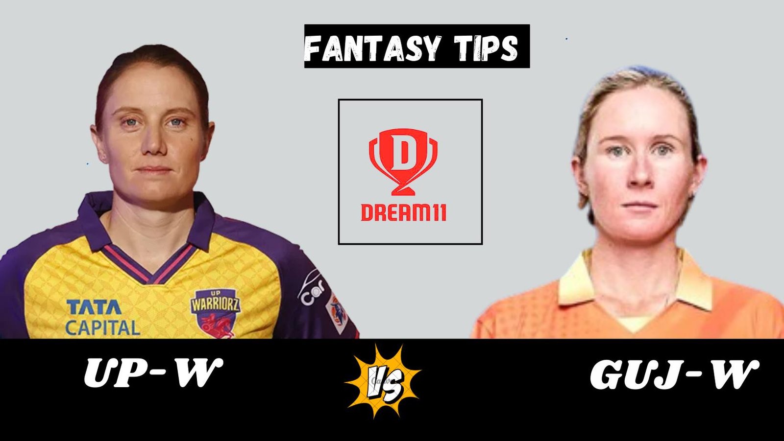 UP-W vs GUJ-W Dream11 Prediction Today Match and Pitch Report | WPL 2024